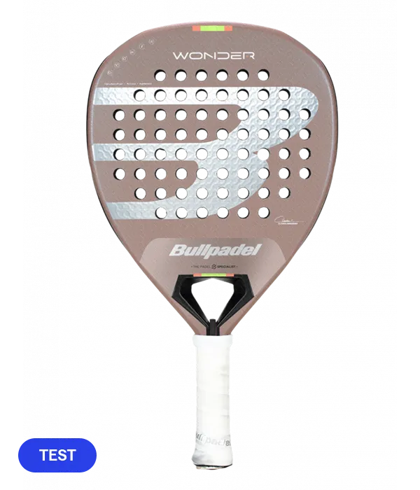 Pala de TEST Bullpadel Wonder 2026