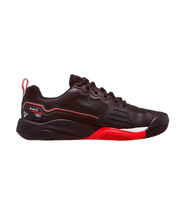 Zapatillas Wilson Rush Pro 4.5 Clay Black/Infrared/White 2025