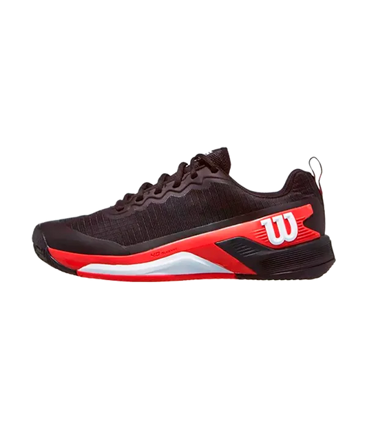 Zapatillas Wilson Rush Pro 4.5 Clay Black/Infrared/White 2025