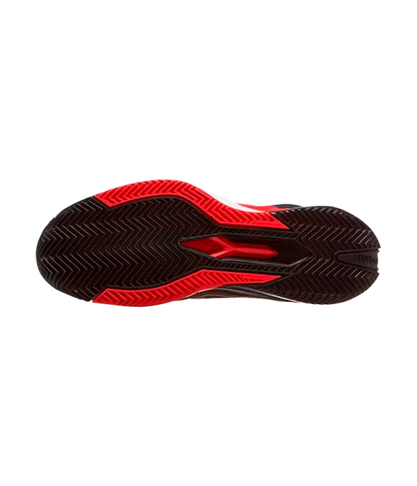 Zapatillas Wilson Rush Pro 4.5 Clay Black/Infrared/White 2025